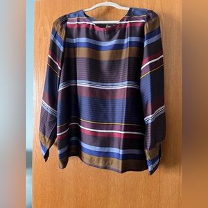 LOFT Multicolor striped blouse size M, barely worn, like new condition